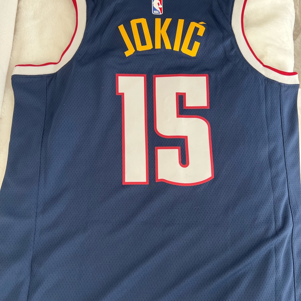 Denver Nuggets Basketball jersey #15 Nikola Jokić player